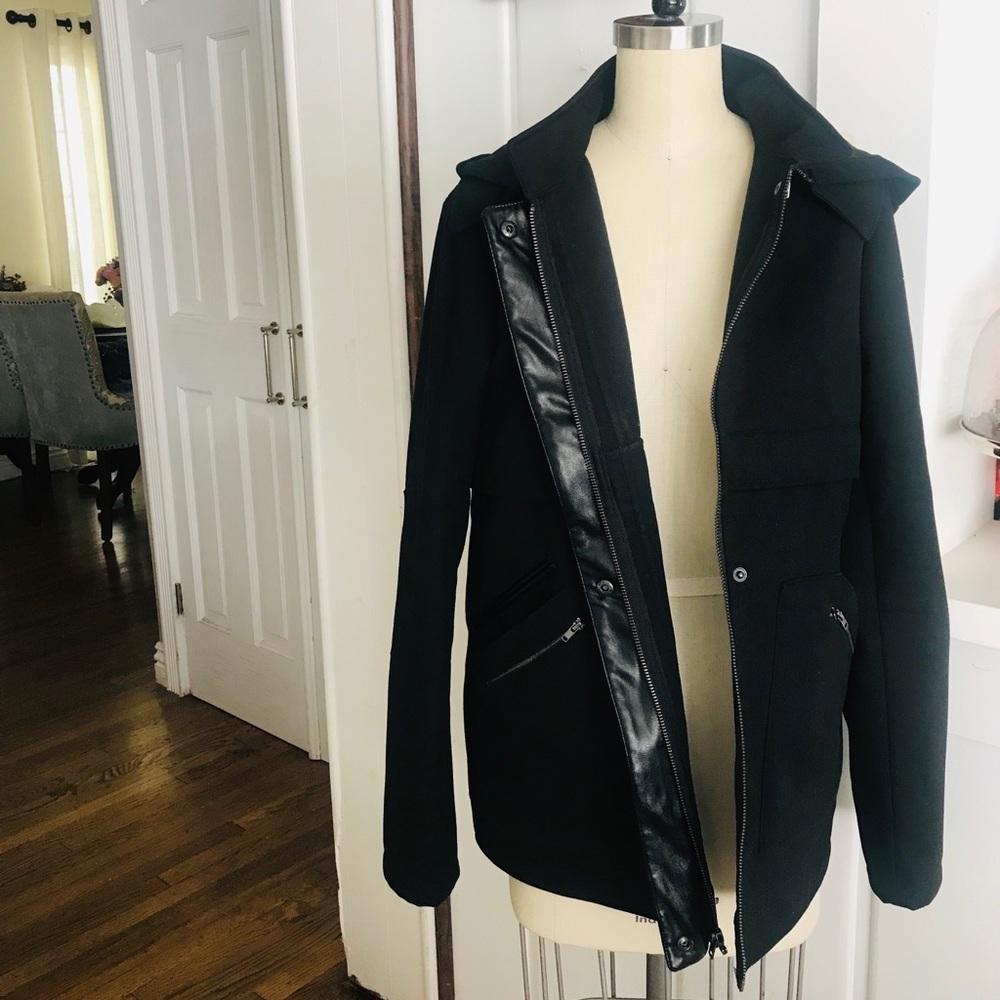 Fabletics Pelli Fleece Lined Coat Black